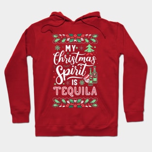 🌟✨ Celebrate the season with us, because "My holiday spirit is tequila." 🍾🎉 Hoodie